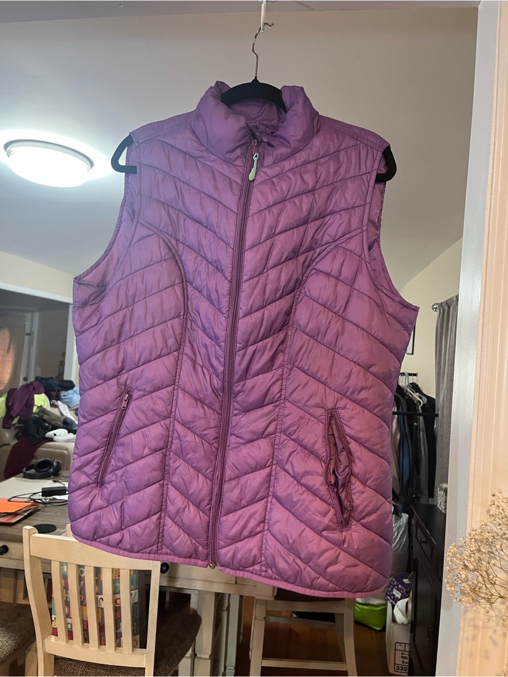 Tek Gear Women's Quilted Puffer Vest - Lavender